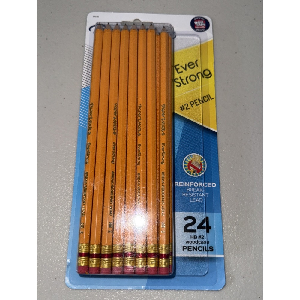 Paper Mate EverStrong #2 Pencils, Reinforced, Break-Resistant Lead When Writing,